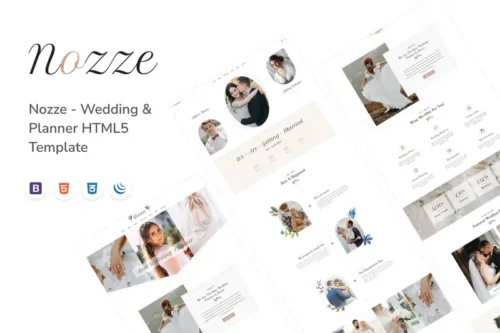 Mua Nozze - Wedding & Planner HTML5 Template giá rẻ