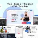 Ntec – Saas & IT Solution HTML Template