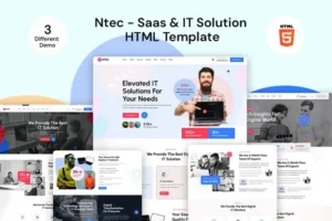 Mua Ntec - Saas & IT Solution HTML Template giá rẻ