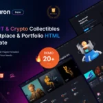 Nuron – NFT Marketplace HTML Template