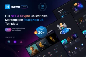 Mua Nuron - NFT Marketplace React NextJS Template giá rẻ