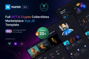 Mua Nuron - NFT Vue JS Template giá rẻ