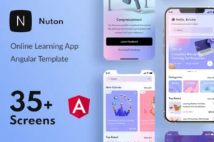 Mua Nuton – Online Learning Platform Angular App giá rẻ
