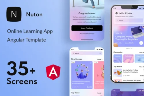 Mua Nuton – Online Learning Platform Angular App giá rẻ