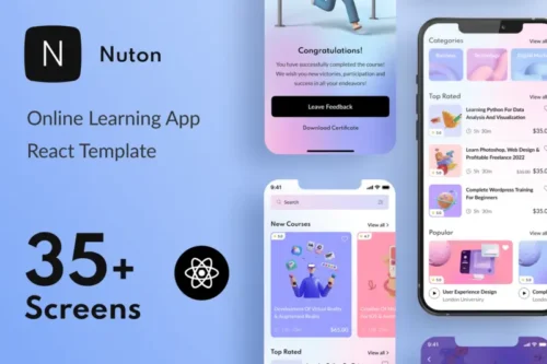 Mua Nuton – Online Learning React App | PWA giá rẻ