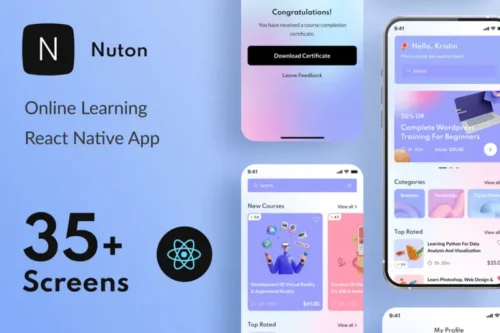 Mua Nuton – Online Learning React Native App giá rẻ