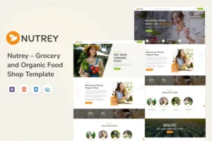 Mua Nutrey – Grocery and Organic Food Shop Template giá rẻ