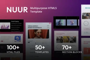 Mua Nuur - Multipurpose HTML5 Template giá rẻ
