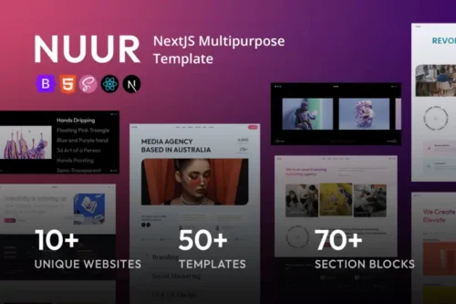 Mua Nuur - NextJS Multipurpose Template giá rẻ