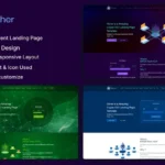 Ocher – Bitcoin & Cryptocurrency Landing Page
