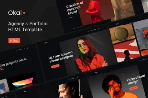 Mua Okai - Creative Portfolio Agency Template giá rẻ