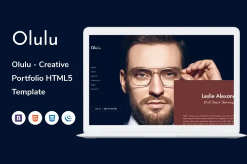 Mua Olulu - Creative Portfolio HTML5 Template giá rẻ