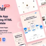 Onir – Mobile App Landing HTML Template
