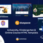 Online Course, Education & University HTML Site