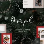 Oomph – Christmas Style One Page Template