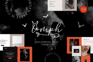 Mua Oomph - Halloween Style One Page Template giá rẻ