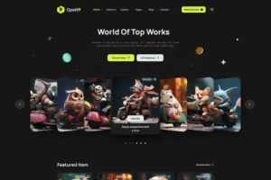 Mua Open9 | NFT Marketplace HTML Template giá rẻ