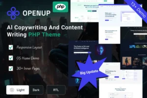 Mua Openup - AI Writer and AI Application PHP Template giá rẻ