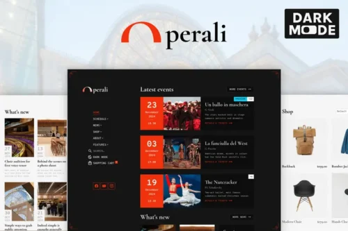 Mua Operali - Theatre, Performing Arts HTML Template giá rẻ