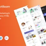 OptiBoom – Digital Marketing & SEO Agency HTML5