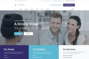 Mua Optima - Psychology Center Website Template giá rẻ