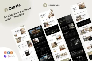 Mua Oraxis - Architecture & Interior HTML Template giá rẻ