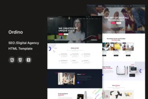 Mua Ordino - SEO /Digital Agency HTML5 Template giá rẻ