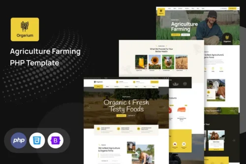 Mua Orgarium - Agriculture Farming PHP Template giá rẻ