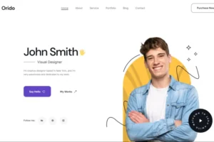 Mua Orido - Personal Portfolio React Nextjs Template giá rẻ