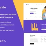 Orido – Tailwind CSS Personal Portfolio React Next
