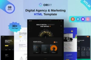 Mua Orixy - Creative Digital Agency HTML Template giá rẻ