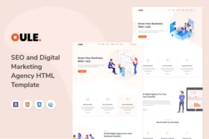 Mua Oule - SEO and Digital Marketing Agency HTML Templ giá rẻ