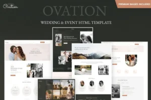 Mua Ovation-Wedding & Event Photography HTML Template giá rẻ