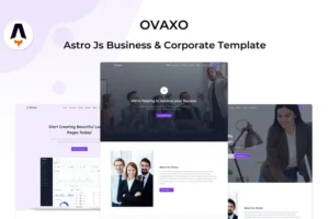 Mua Ovaxo - Astro Js Business & Corporate Template giá rẻ