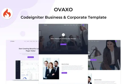 Mua Ovaxo - Codeigniter Business & Corporate Template giá rẻ