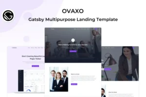Mua Ovaxo - Gatsby Business & Coporate Template giá rẻ