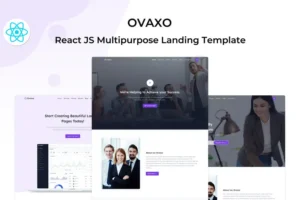Mua Ovaxo - React Multipurpose Business Template giá rẻ