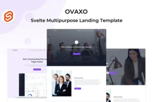 Mua Ovaxo - Svelte Multipurpose Landing Template giá rẻ