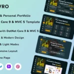 Ovro – ASP.Net Core 9 & MVC 5 Personal Portfolio