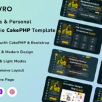 Ovro – Resume Personal Portfolio CakePHP Template