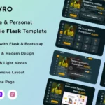 Ovro – Resume & Personal Portfolio Flask Template