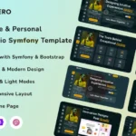 Ovro – Symfony Resume Personal Portfolio Template
