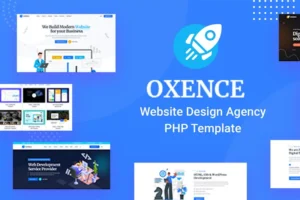 Mua Oxence - Web Design Agency PHP Template giá rẻ