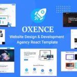 Oxence – Web Design Agency React NextJs Template