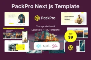 Mua PackPro - Transportation & Logistics Next JS Templ giá rẻ