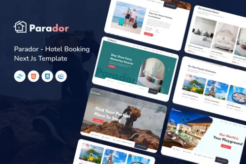 Mua Parador - Hotel Booking Next Js Template giá rẻ