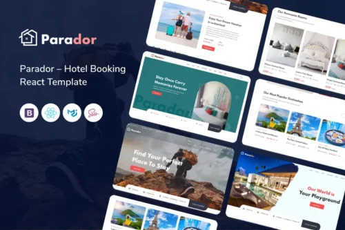 Mua Parador - Hotel Booking React Template giá rẻ