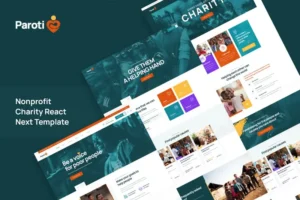 Mua Paroti - React Next Non Profit Charity Template giá rẻ