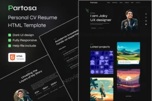 Mua Partosa - Personal Portfolio Template giá rẻ
