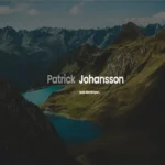 Patrick – Tailwind CSS Personal Portfolio Template